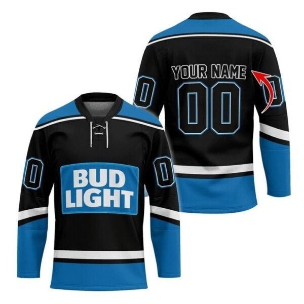 Personalized Bud Light Hockey Jersey