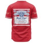 Personalized Budweiser Happy Father's Day Baseball Jersey