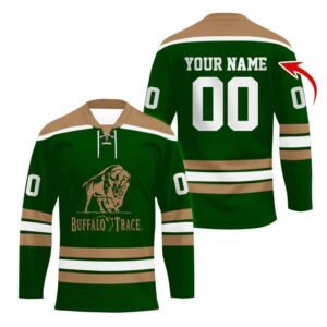Personalized Buffalo Trace Color Stripe Hockey Jersey