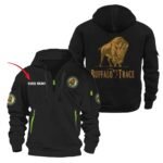 Personalized Buffalo Trace Quarter Zip Hooded Sweatshirt