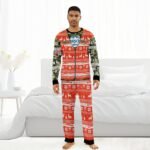 Personalized Busch Latte Camo Xmas Family Pajamas Set