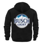 Personalized Busch Light Quarter Zip Hooded Sweatshirt