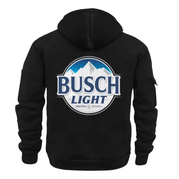 Personalized Busch Light Quarter Zip Hooded Sweatshirt