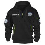 Personalized Busch Light Quarter Zip Hooded Sweatshirt