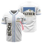 Personalized Busch Light Happy father's day Baseball Jersey
