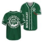 Personalized Busch Light St Patrick's Day Baseball Jersey