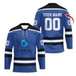 Personalized Ciroc Color Stripe Hockey Jersey