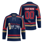 Personalized Coors Banquet Hat Trick Hockey Jersey