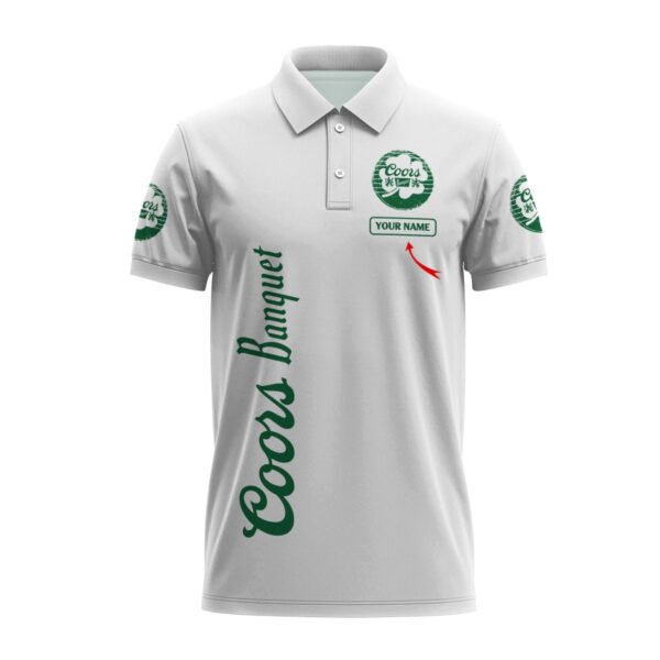 Personalized Coors Banquet St Patrick's Day Polo Shirt