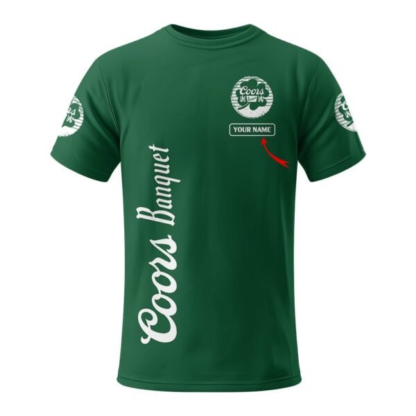Personalized Coors Banquet St Patrick's Day T-Shirt