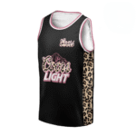 Personalized Coors Light Black Pink Cheetah Men's Tank Top