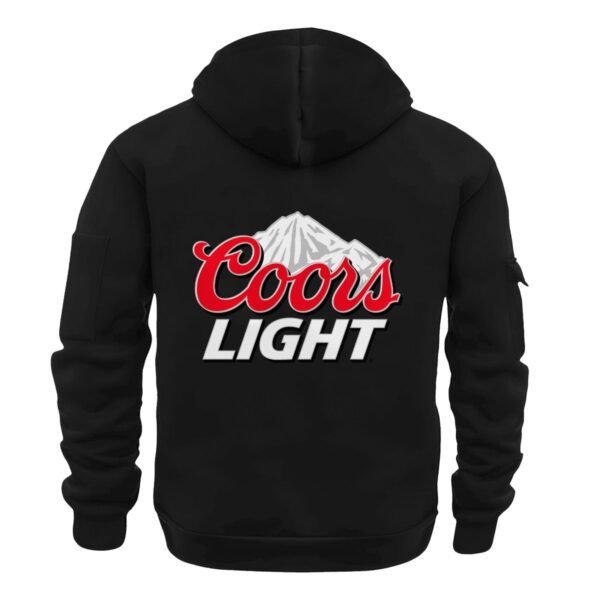 Personalized Coors Light Quarter Zip Hooded Sweatshirt
