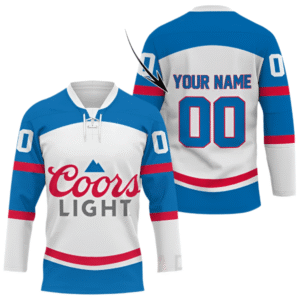 Personalized Coors Light Hockey Jersey