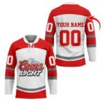 Personalized Coors Light Hockey Jersey