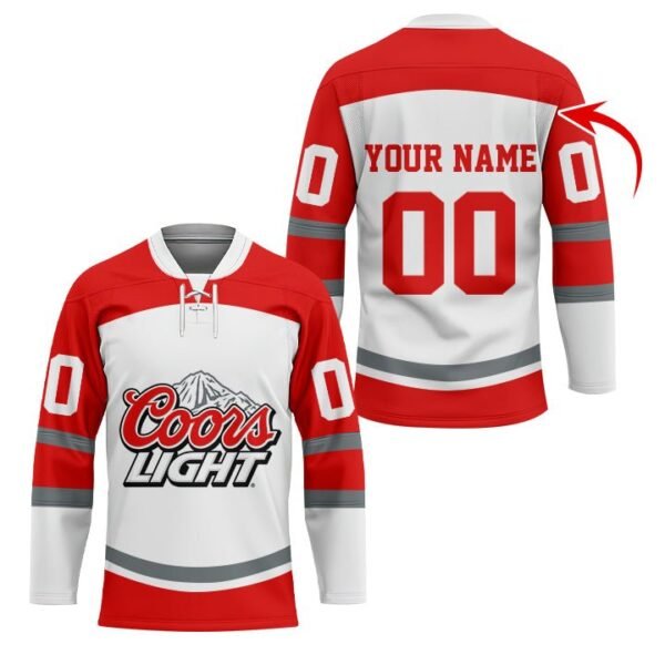 Personalized Coors Light Hockey Jersey