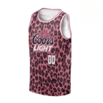 Personalized Coors Light Pink Cheetah Men's Tank Top