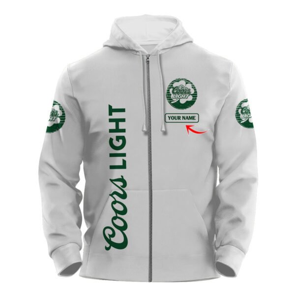 Personalized Coors Light St Patrick's Day Hoodie & Zip Hoodie