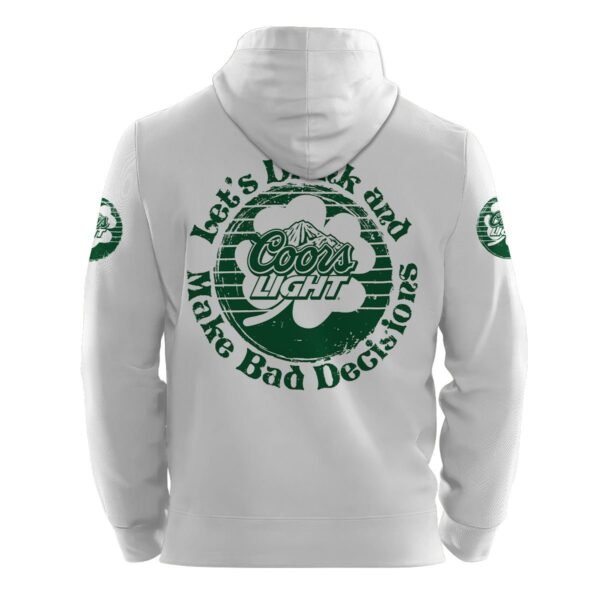 Personalized Coors Light St Patrick's Day Hoodie & Zip Hoodie