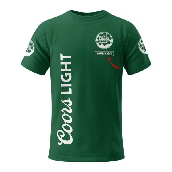 Personalized Coors Light St Patrick's Day T-Shirt