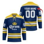 Personalized Corona Extra Color Stripe Hockey Jersey