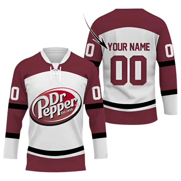 Personalized Dr Pepper Hockey Jersey