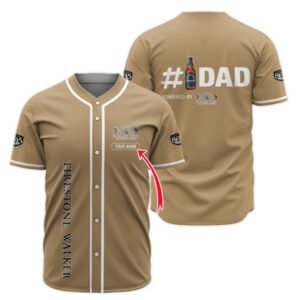 Personalized Firestone Walker Happy Father's Day Baseball Jersey