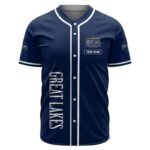 Personalized Great Lakes Happy Father's Day Baseball Jersey