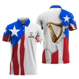 Personalized Guinness Puerto Rico Polo Shirt