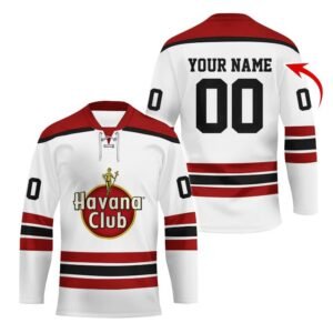 Personalized Havana Club Color Stripe Hockey Jersey