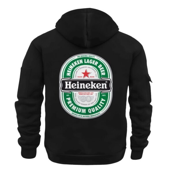 Personalized Heineken Quarter Zip Hooded Sweatshirt