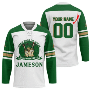 Personalized Jameson Can Stagger On Hockey Jersey