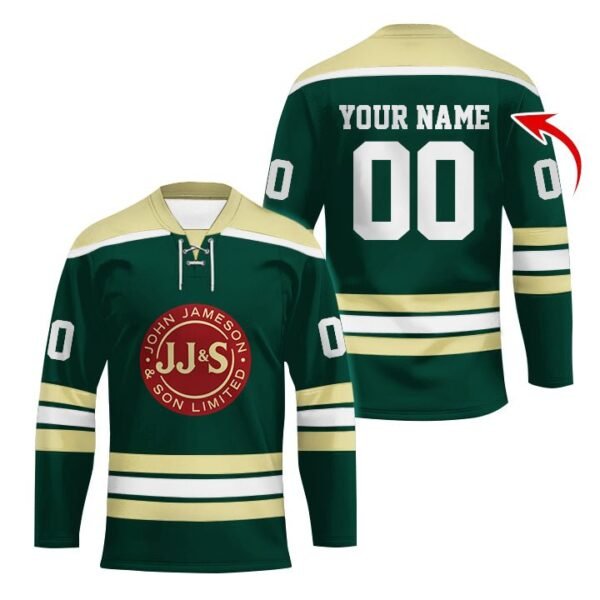 Personalized Jameson Color Stripe Hockey Jersey