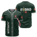 Personalized Jameson Happy Father's Day Baseball Jersey