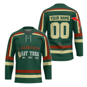 Personalized Jameson Hat Trick Hockey Jersey