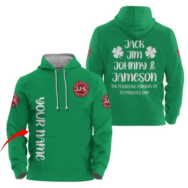 Personalized Jameson Jack Jim Johnny Hoodie & Zip Hoodie