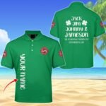 Personalized Jameson Jack Jim Johnny Men's Plus Size Polo Shirt