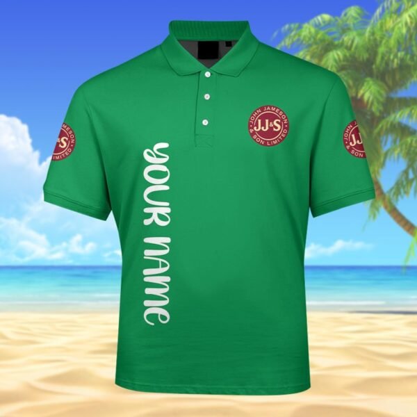 Personalized Jameson Jack Jim Johnny Men's Plus Size Polo Shirt