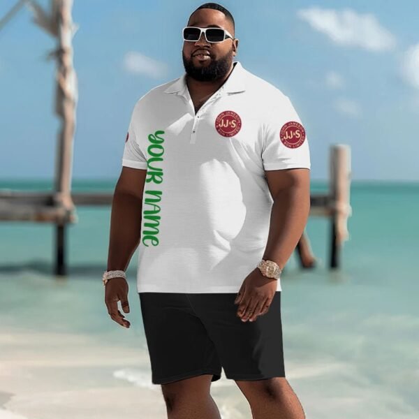 Personalized Jameson Jack Jim Johnny Men's Plus Size Polo Shirt