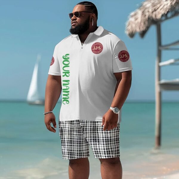 Personalized Jameson Jack Jim Johnny Men's Plus Size Polo Shirt