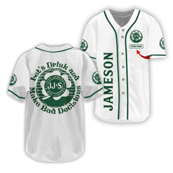 Personalized Jameson St Patrick's Day Baseball Jersey