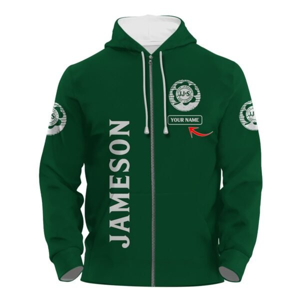 Personalized Jameson St Patrick's Day Hoodie & Zip Hoodie