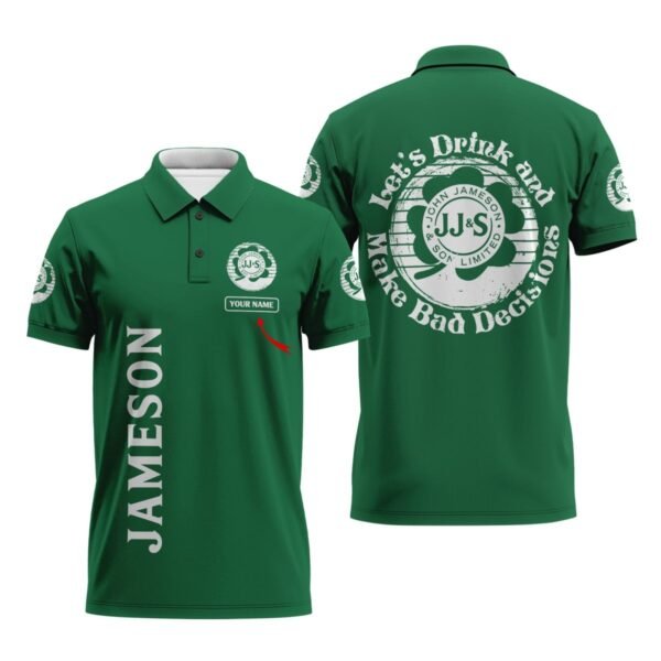 Personalized Jameson St Patrick's Day Polo Shirt