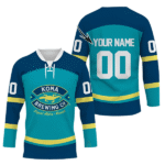 Personalized Kona Brewing Hockey Jersey