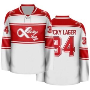 Personalized Lucky Lager Hockey Jersey