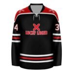 Personalized Lucky Lager Stripe Hockey Jersey