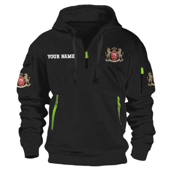 Personalized Marlboro Quarter Zip Hooded Sweatshirt