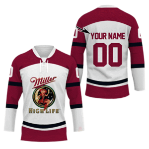 Personalized Miller High Life Hockey Jersey