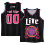 Personalized Miller Lite Black Pink Men's Tank Top