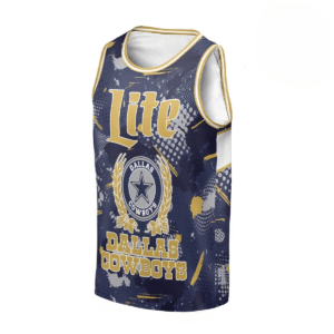 Personalized Miller Lite Dallas Cowboys Men's Tank Top