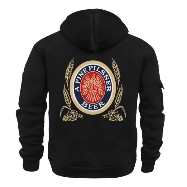 Personalized Miller Lite Quarter Zip Hooded Sweatshirt